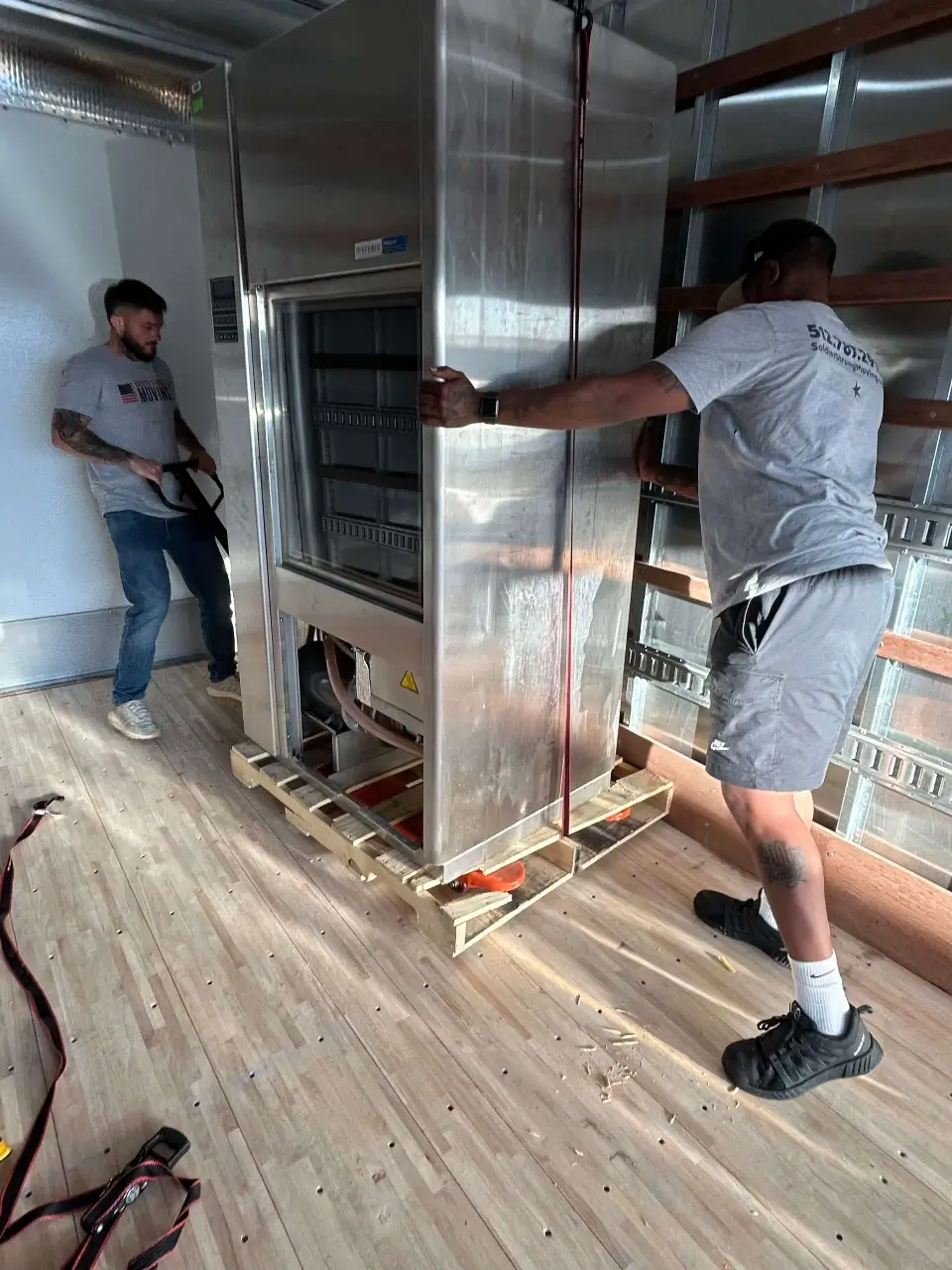 Movers loading the truck