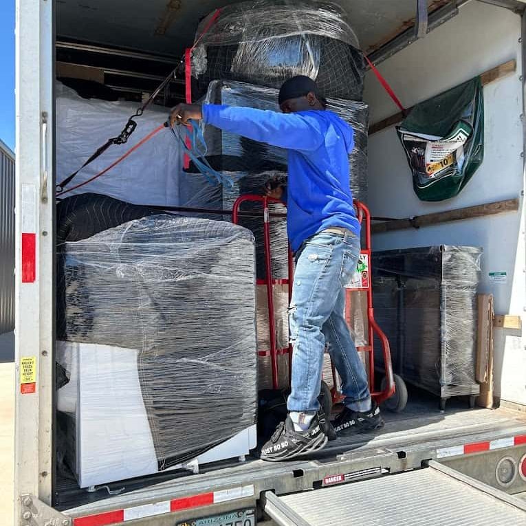 movers loading truck